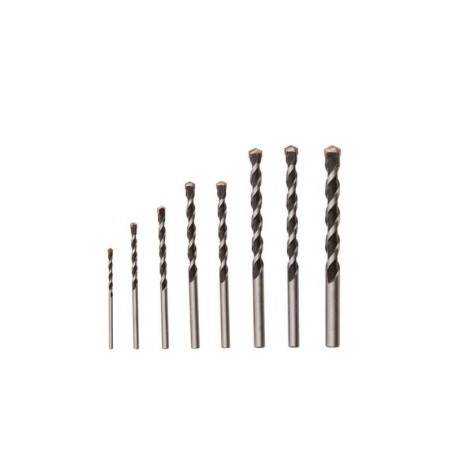  Coffret de 8 forêts béton diamètre  3 à 10 mm DEXTER - Sanifer Tamatave