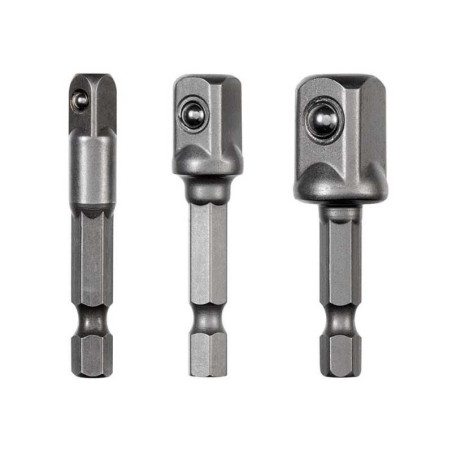  Lot de 3 adaptateurs 1-4' 3-8' 1-2'50 mm DEXTER - Sanifer Tamatave