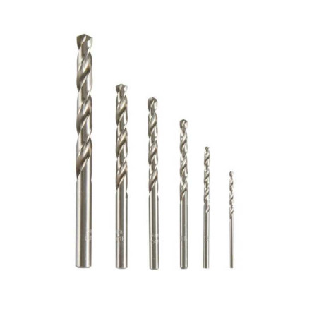 Coffret de 6 forêts métal diamètre  2 à 8 mm DEXTER - Sanifer Tamatave