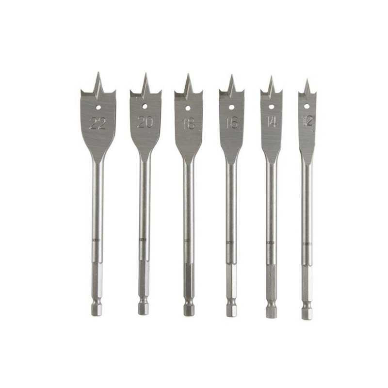  Coffret 6 pièces méche plate diamètre 10 à 25  - Sanifer Tamatave