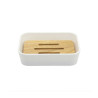  Porte-savon plastique scandi blanc Sensea SENSEA - Sanifer Tamatave