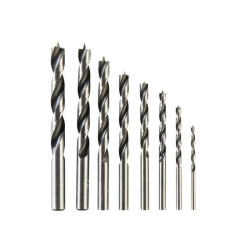  Lot de 8 forets à bois diamètre  3 à 10 mm DEXTER - Sanifer Tamatave