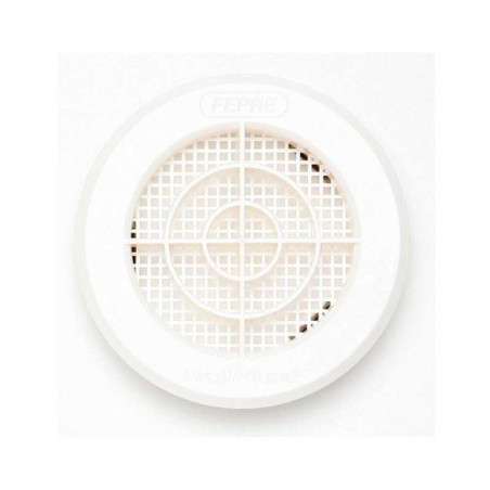  Grille d'aération abs naturel diamètre 10 cm  - Sanifer Tamatave