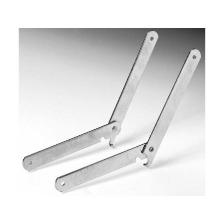  Lot de 2 compas pour tréteau  l 200 mm HETTICH - Sanifer Tamatave