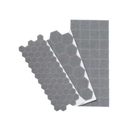  Lot de 120 patins feutre adhésif marron  - Sanifer Tamatave