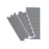  Lot de 120 patins feutre adhésif marron  - Sanifer Tamatave