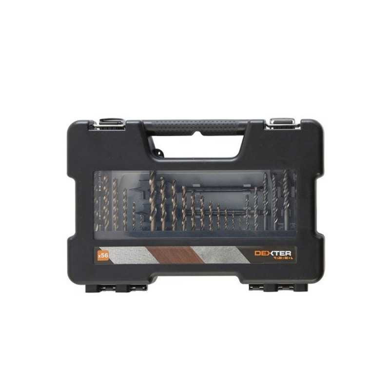  Coffret de 56 forets multimatière pro DEXTER PRO - Sanifer Tamatave