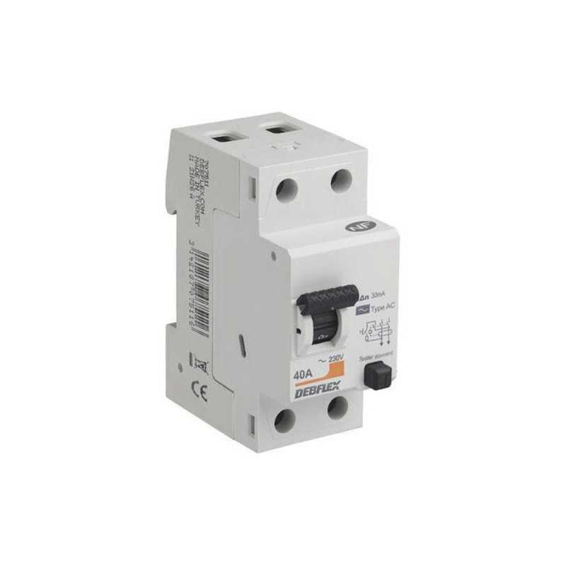 Interrupteur différentiel 40 a type ac DEBFLEX - Sanifer Tamatave
