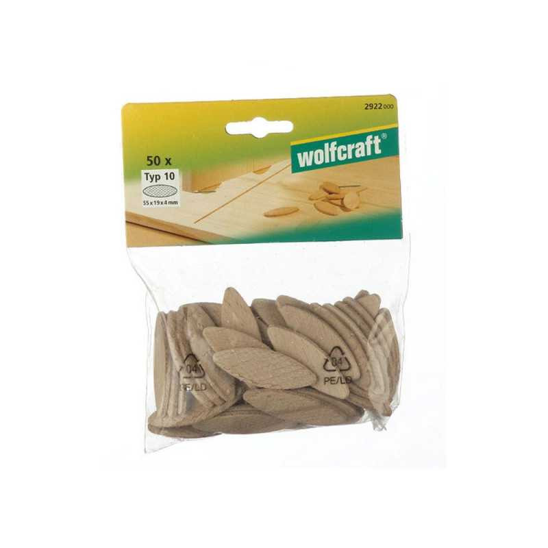  Lot de 50 chevilles type lamello n°10 WOLFCRAFT - Sanifer Tamatave