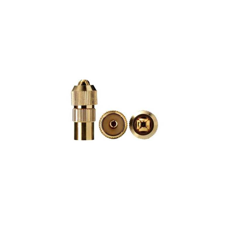  Fiche coaxiale 952mm femelle doré LEXMAN - Sanifer Tamatave
