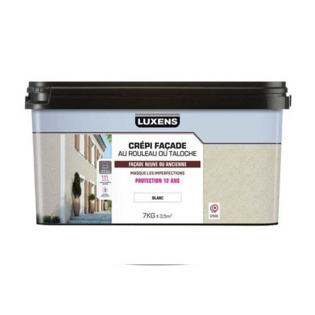  Crepis facade luxens blanc mat 7 kg LUXENS - Sanifer Tamatave
