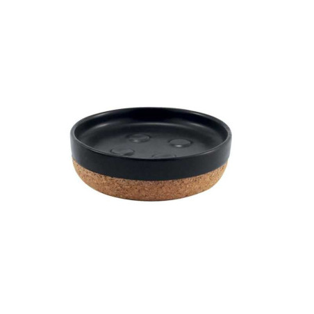  Porte-savon céramique Odemira, noir  - Sanifer Tamatave