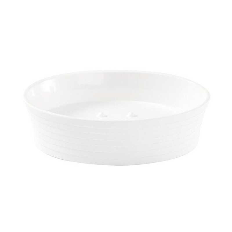  Porte savon gom acrylique blanc SENSEA - Sanifer Tamatave