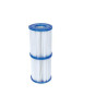  Lot de 2 cartouches filtrantes BESTWAY - Sanifer Tamatave