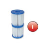  Lot de 2 cartouches filtrantes BESTWAY - Sanifer Tamatave