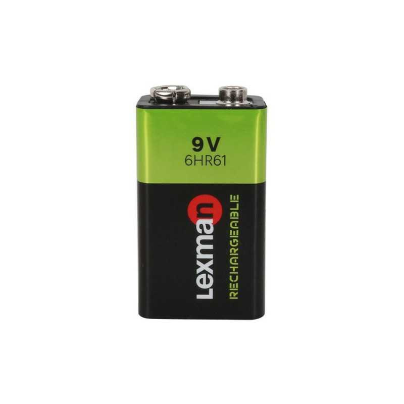  Pile rechargeable 9v 6lr61 LEXMAN - Sanifer Tamatave