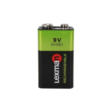  Pile rechargeable 9v 6lr61 LEXMAN - Sanifer Tamatave