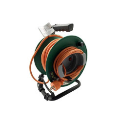  Enrouleur de câble électrique jardin ho5vvf 40m vert-orange LEXMAN - Sanifer Tamatave