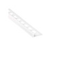  Equerre de finition carrelage mur blanc mat pvc l 250 cm x ep 10 mm STANDERS - Sanifer Tamatave