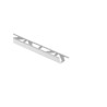  Equerre de finition carrelage mur et sol argent mat aluminium l 250 cm x ep 8 mm STANDERS - Sanifer Tamatave