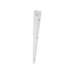  Equerre escamotable acier epoxy blanc h 13 x p 30 cm  - Sanifer Tamatave