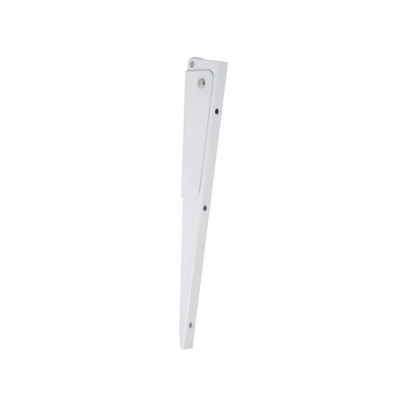  Equerre escamotable acier epoxy blanc h 13 x p 30 cm  - Sanifer Tamatave