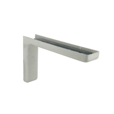  Equerre léonard acier plastifié blanc h 11 4 x p 18 cm CIME - Sanifer Tamatave