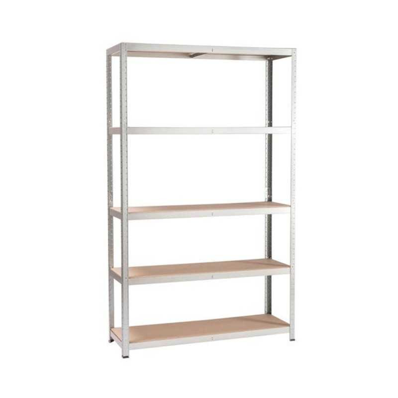  Etagère acier galvanisé à  5 tablettes l 196 x h 120 x p 40 cm SPACEO - Sanifer Tamatave