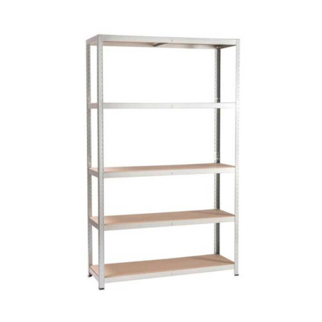  Etagère acier galvanisé à  5 tablettes l 196 x h 120 x p 40 cm SPACEO - Sanifer Tamatave