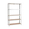  Etagère acier galvanisé à  5 tablettes l 196 x h 120 x p 40 cm SPACEO - Sanifer Tamatave