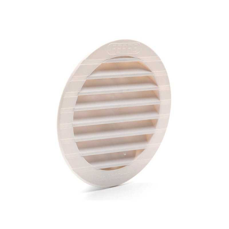  Grille d'aération abs naturel diamètre 15 cm  - Sanifer Tamatave