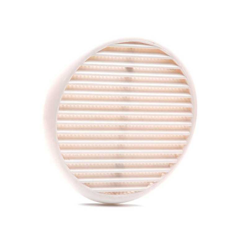  Grille d'aération abs naturel diamètre 17 5 cm  - Sanifer Tamatave