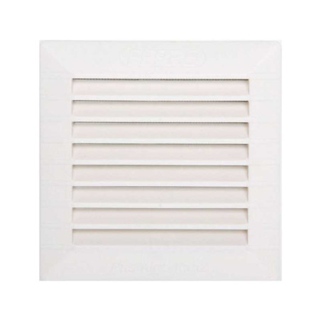  Grille d'aération abs naturel l 13 5 x l 13 5 cm  - Sanifer Tamatave