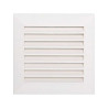  Grille d'aération abs naturel l 13 5 x l 13 5 cm  - Sanifer Tamatave