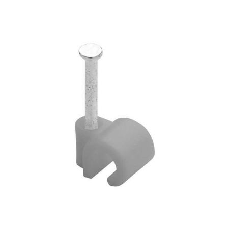  Lot de 100 attaches-fils diamètre de 4 à  7 mm l  20 mm gris  - Sanifer Tamatave