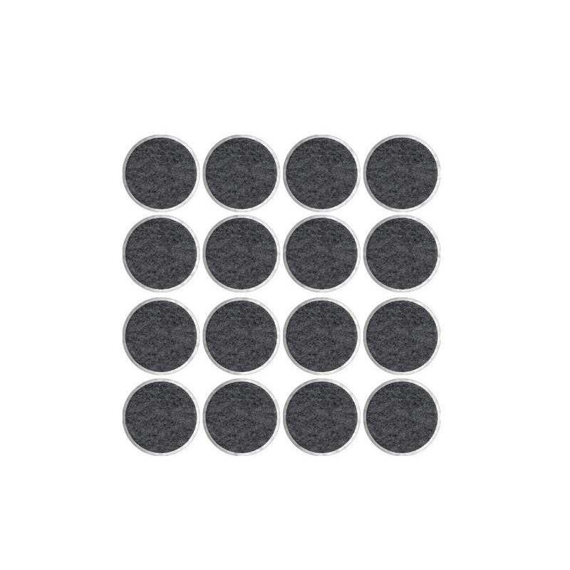  Lot de 16 patins feutre adhésif  diamètre  17 mm gris SCOTCH - Sanifer Tamatave
