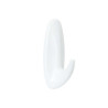  Lot de 2 crochets adhésif plastique design blanc 1 3 kg COMMAND - Sanifer Tamatave