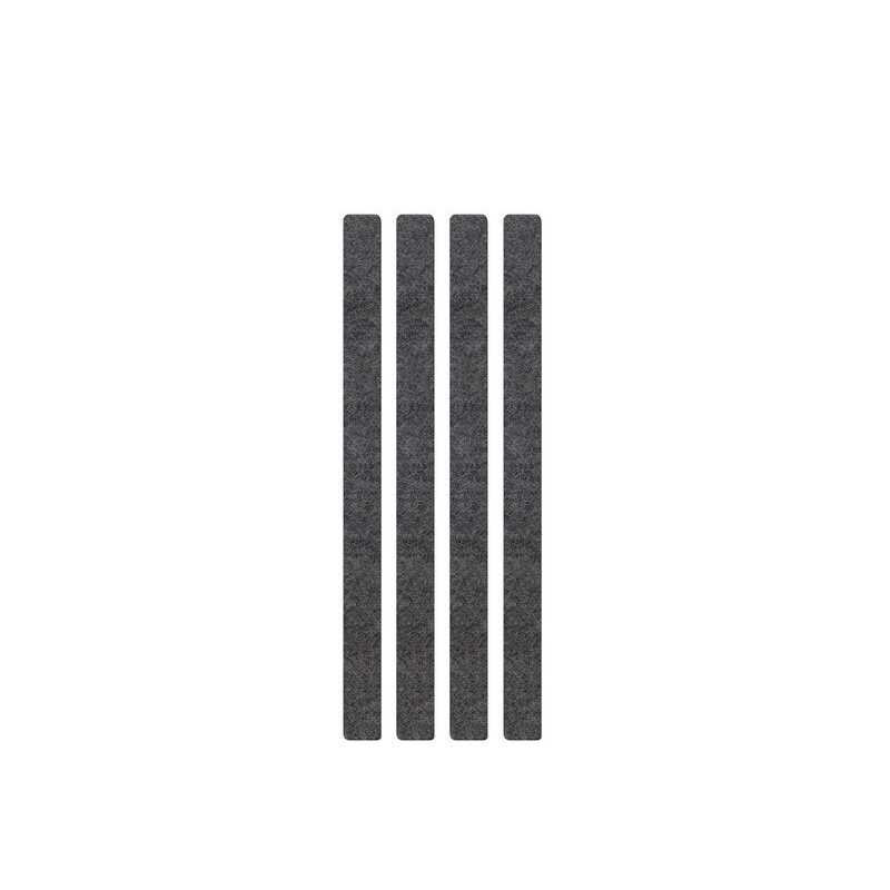  Lot de 4 patins feutre adhésif  208 x 15 mm gris SCOTCH - Sanifer Tamatave