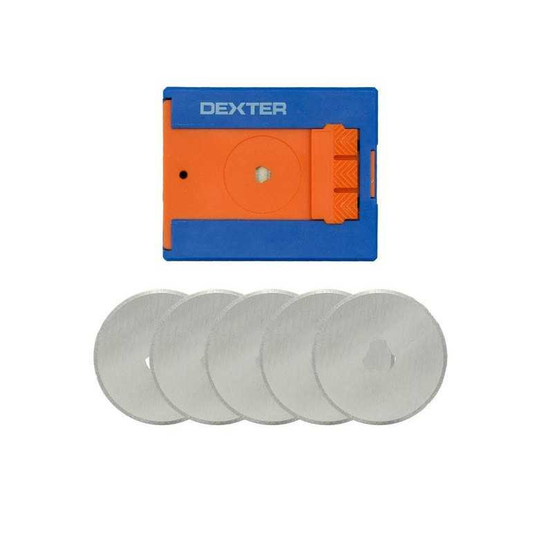  Lot de 5 lames rondes cutter 195 mm DEXTER - Sanifer Tamatave