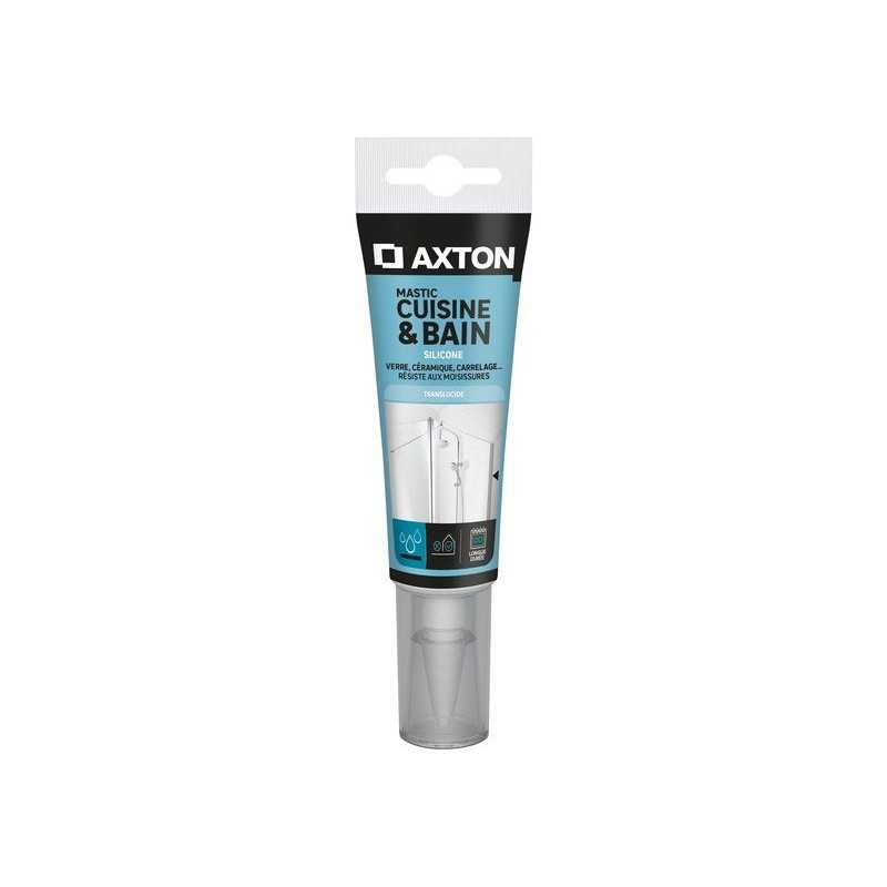  Mastic cuisine & salle de bains acétique 60  ml transparent AXTON - Sanifer Tamatave