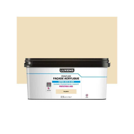  Peinture facade acrylique  ton pierre 2 5 l LUXENS - Sanifer Tamatave