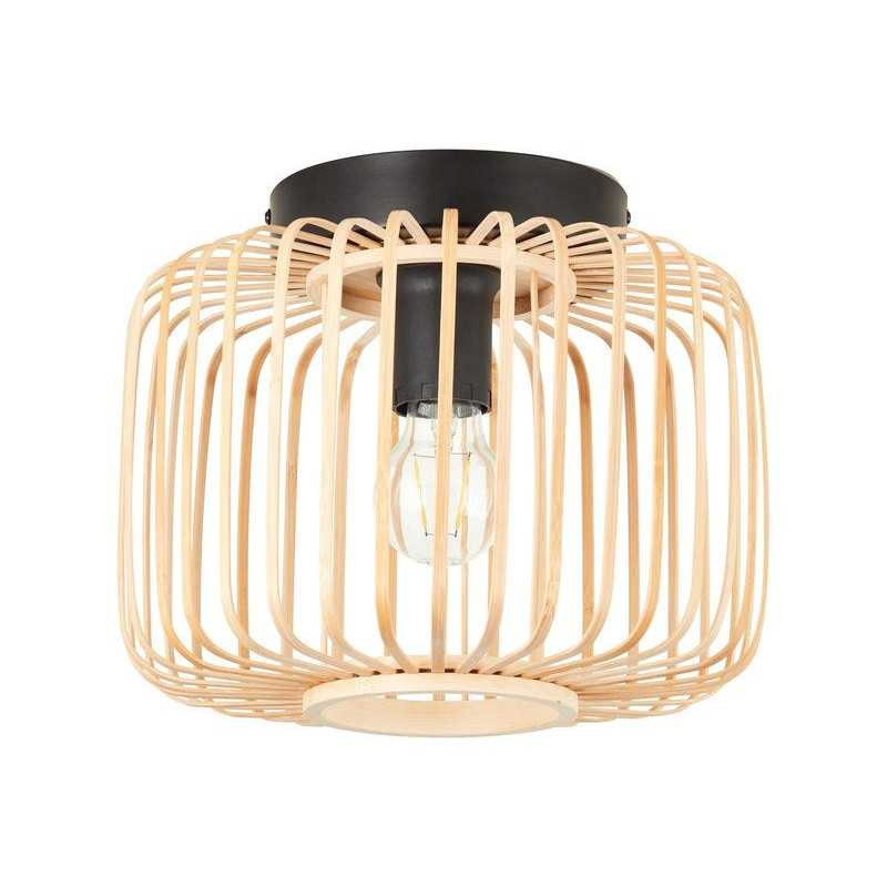 Plafonnier E27 metal pecan d 28 cm INSPIRE - Sanifer Tamatave