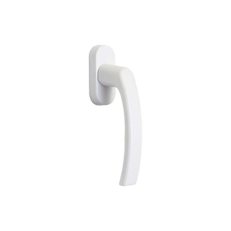  Poignée de fenêtre eva aluminium brillant blanc  - Sanifer Tamatave