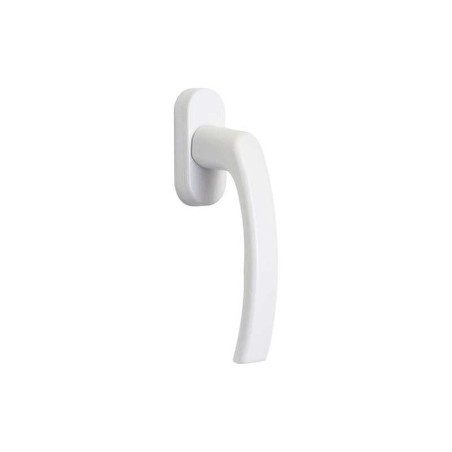  Poignée de fenêtre eva aluminium brillant blanc  - Sanifer Tamatave