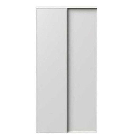 Portes de placard coulissantes 2 portes l 150 x h 250 cmblanc  - Sanifer Tamatave