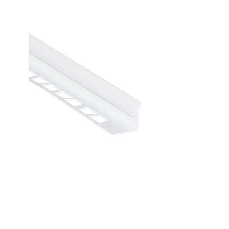 Profil d'étanchéité mur blanc mat pvc l 250 cm x ep 8 mm STANDERS - Sanifer Tamatave