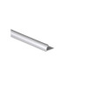  Quart-de-rond mur argent mat pvc l 250 cm x ep 8 mm STANDERS - Sanifer Tamatave