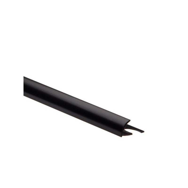  Profil pvc 1-4 rond noir 10mm STANDERS - Sanifer Tamatave