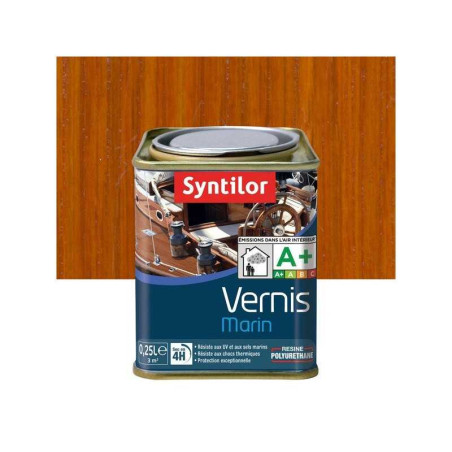 Vernis marin bois ambre satiné 0 25 l SYNTILOR - Sanifer Tamatave