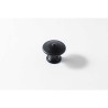  Bouton de meuble rond noir zamak h 24 x l 30 x p 30 mm REI - Sanifer Tamatave
